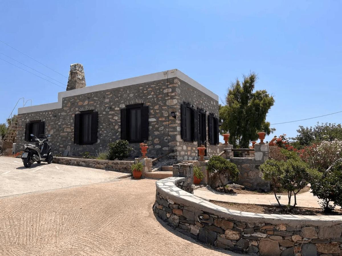 Πέτρινο Εξοχικό Σπίτι Στη Σύρο Agros  Zewnętrze zdjęcie