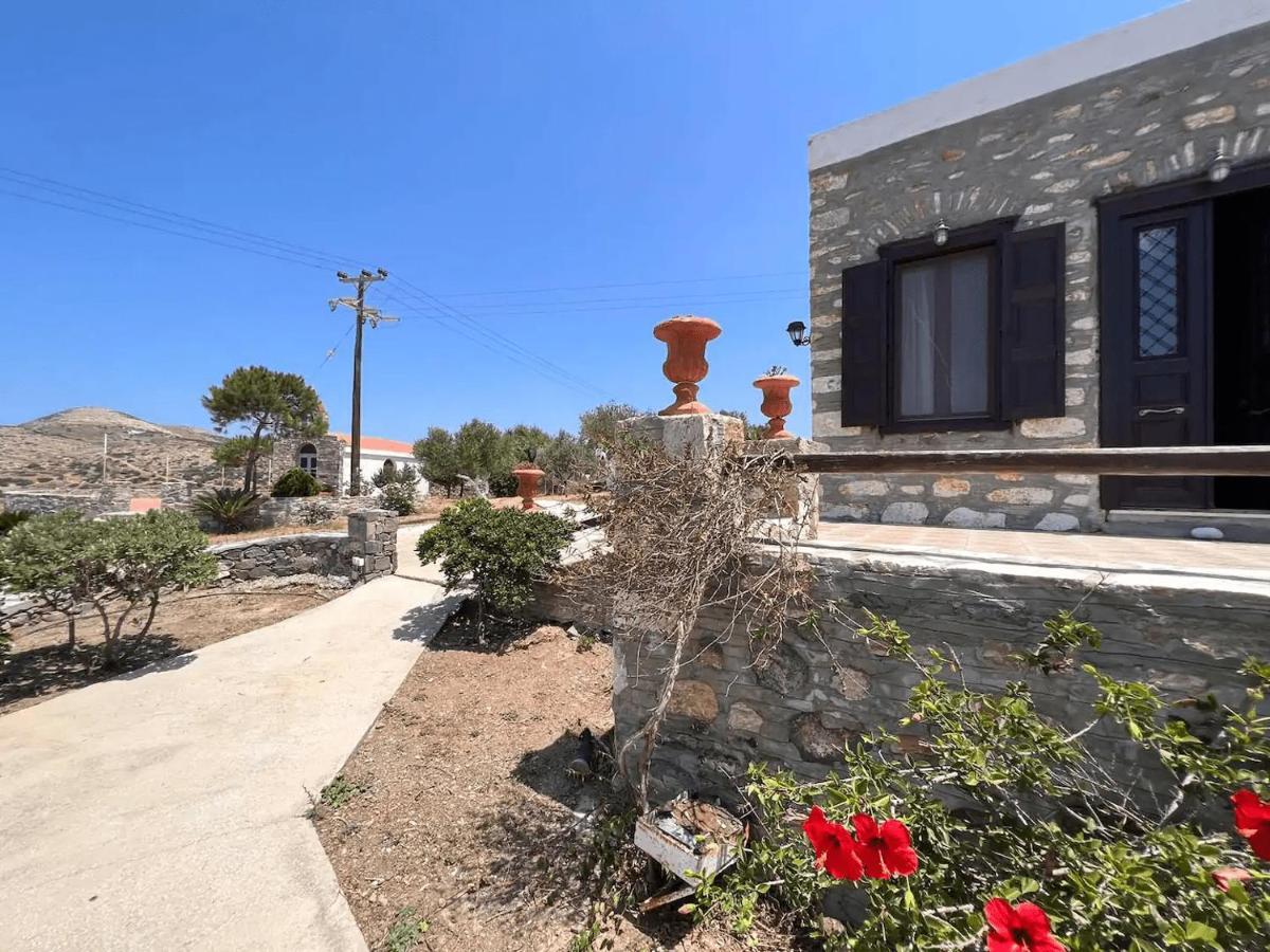 Πέτρινο Εξοχικό Σπίτι Στη Σύρο Agros  Zewnętrze zdjęcie