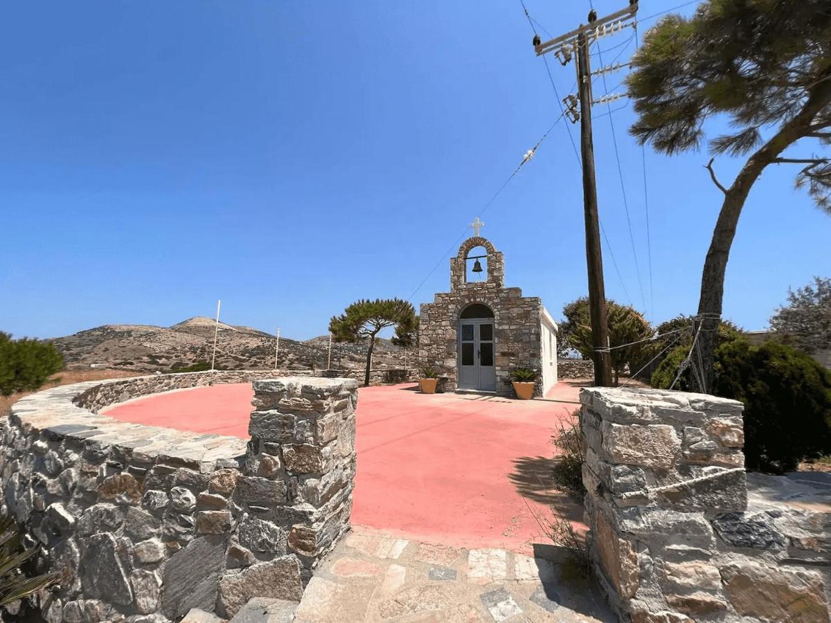 Πέτρινο Εξοχικό Σπίτι Στη Σύρο Agros  Zewnętrze zdjęcie